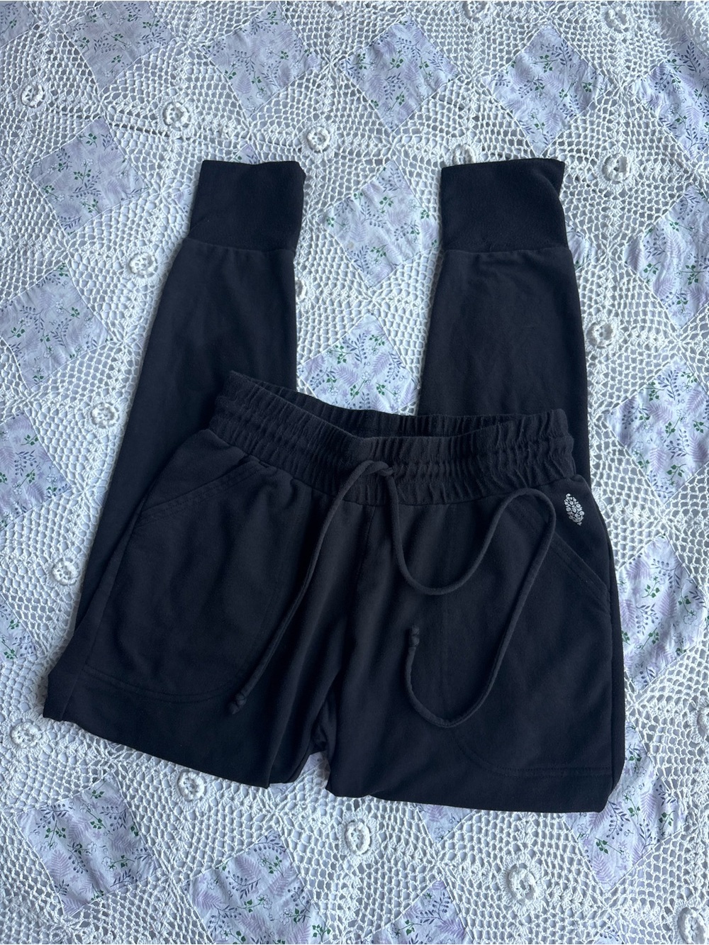 FP Movement black cotton joggers